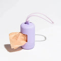 Doxie Gang dog poop bag holder clipped to a dachshund leash